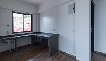 Kitchen Interior, The Blue Breeze at Dapoli Konkan Asthavinayak developers